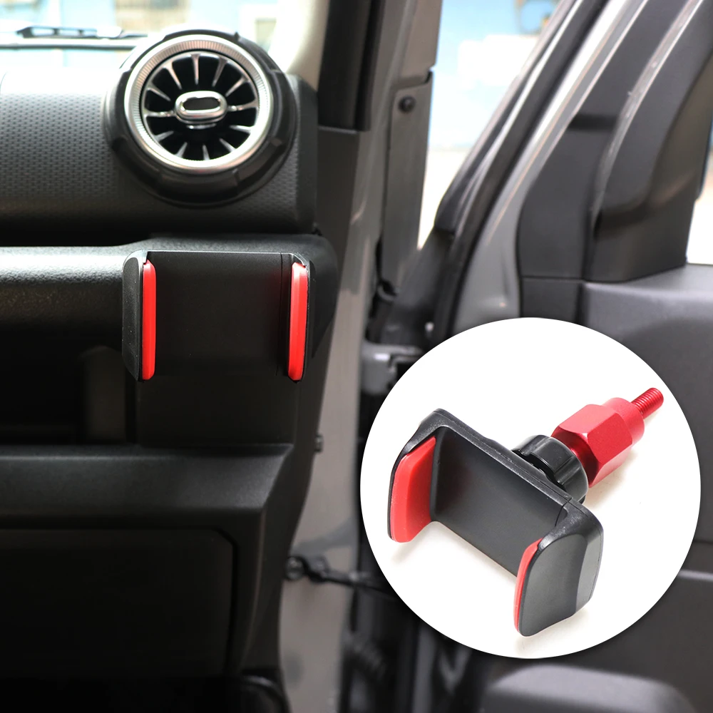 Lantsun JMN039 Car Phone Holder Mount Aluminum Alloy+ABS Mobile Phone Bracket Stand for Jimny 2019+, 2-3Door
Lantsun JMN039 Car Phone Holder Mount Aluminum Alloy+ABS Mobile Phone Bracket Stand for Jimny 2019+, 2-3Door