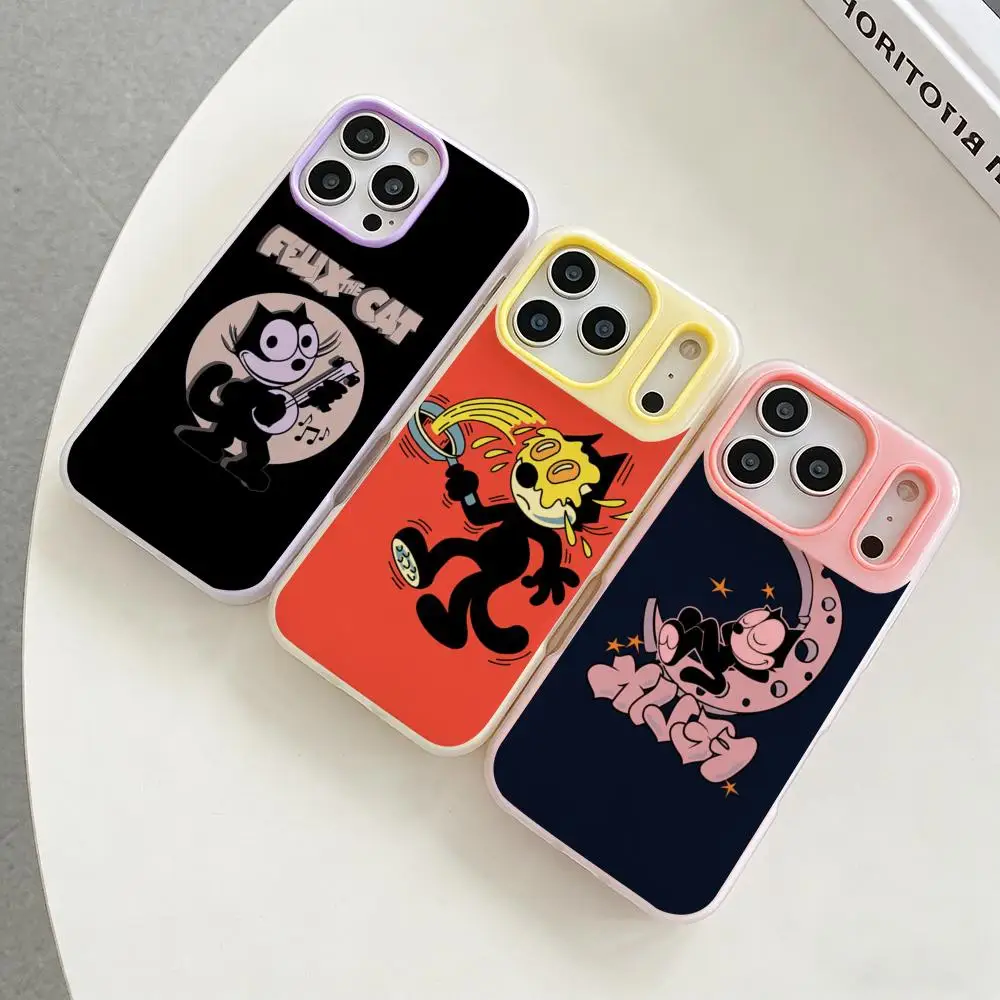 Animation F-Felix the Cats Phone Case Colorful 2‑in‑1 Jelly Matte Clear Full Protection Case For iPhone 11‑17 Series
Animation F-Felix the Cats Phone Case Colorful 2‑in‑1 Jelly Matte Clear Full Protection Case For iPhone 11‑17 Series