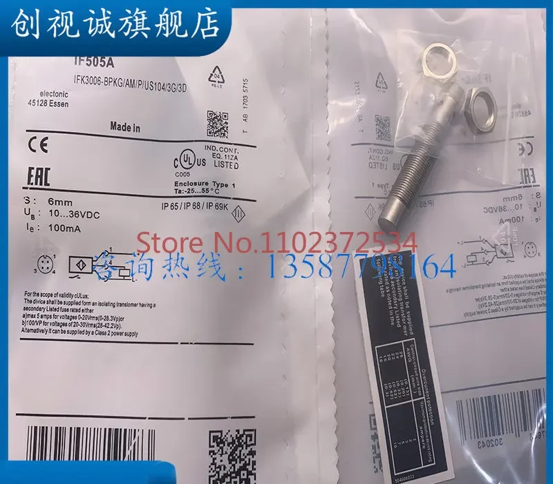 Brand new quality assurance in stock supply IF505A IF504A plug-in proximity switch sensor
Brand new quality assurance in stock supply IF505A IF504A plug-in proximity switch sensor
