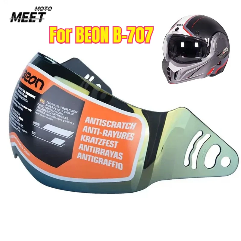 BEON B707 motorcycle helmet len ,clear silvering Dark Colour Moto Motocross helmets VISOR Viseira Capacete
BEON B707 motorcycle helmet len ,clear silvering Dark Colour Moto Motocross helmets VISOR Viseira Capacete