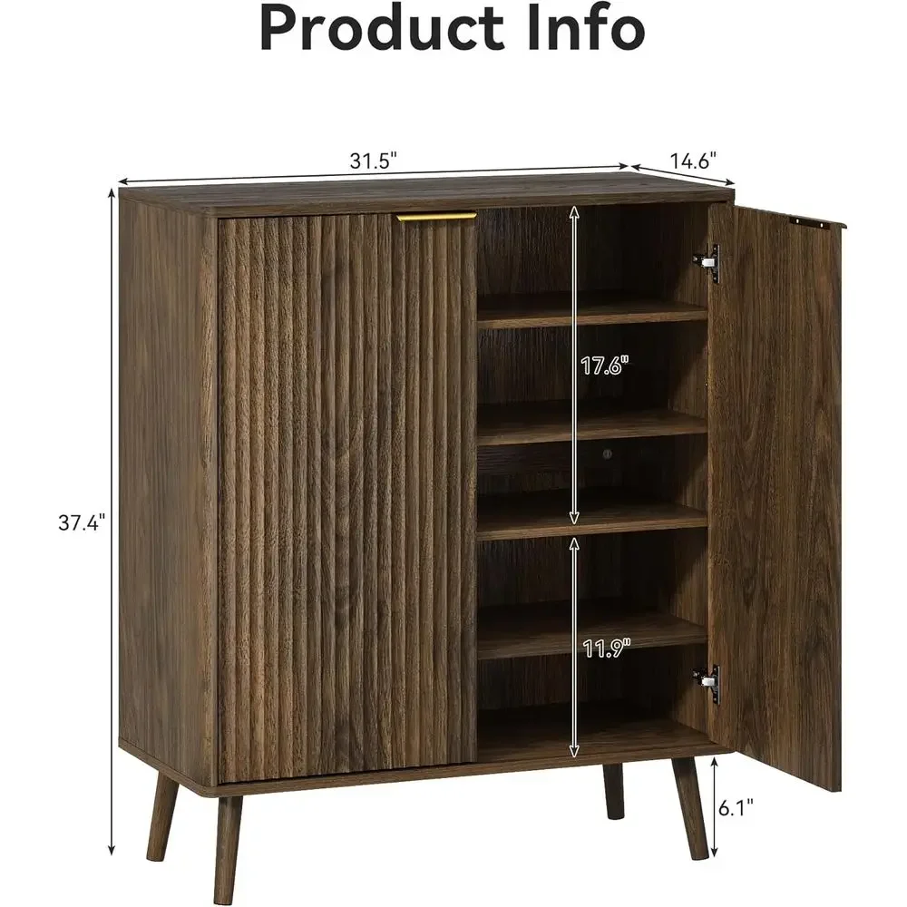 Special Offer5-Tier Adjustable Wooden Shoe Cabinet For Entryway, Hallway, Living Room In Walnut Finish
Special Offer5-Tier Adjustable Wooden Shoe Cabinet For Entryway, Hallway, Living Room In Walnut Finish