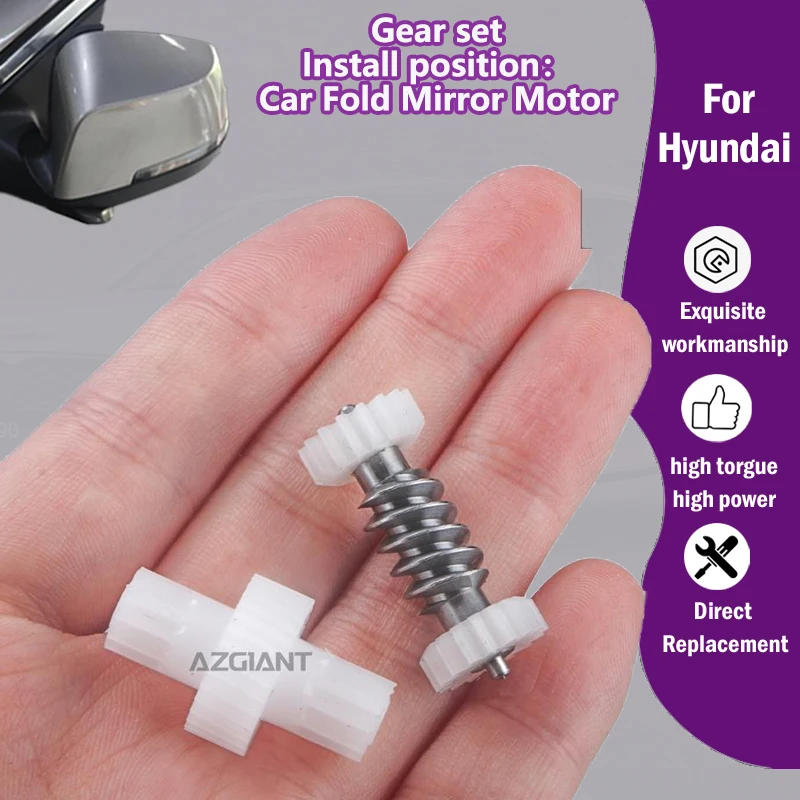 AZGIANT Car Power Fold Mirror Motor 16/30/10T gear For Hyundai Veracruz/Sonata MK6 YF/Accent MK3 MC/Accent III Stufenheck/IX55
AZGIANT Car Power Fold Mirror Motor 16/30/10T gear For Hyundai Veracruz/Sonata MK6 YF/Accent MK3 MC/Accent III Stufenheck/IX55