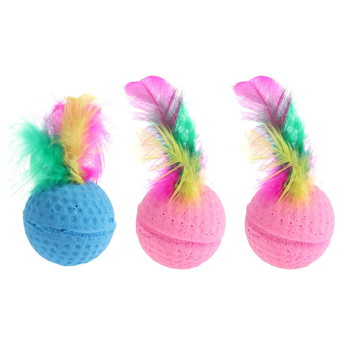 3 pcs Latex Foam Balls For Cats Colorful Tail Sponge Ball Kitten Play Avoid Scratching Furniture Strengthen Bond
3 pcs Latex Foam Balls For Cats Colorful Tail Sponge Ball Kitten Play Avoid Scratching Furniture Strengthen Bond