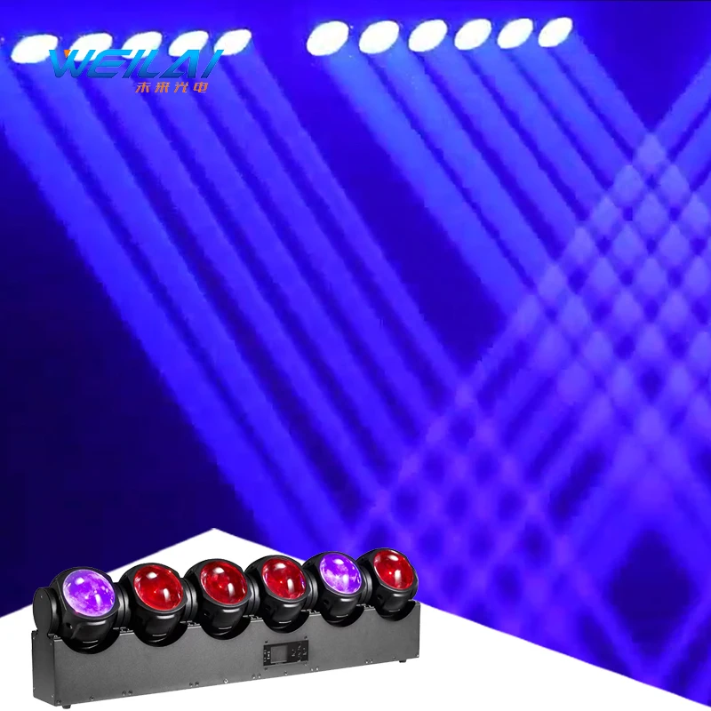 Latest Design 6X40W/60W LED Full Color Moving Head Light Matrix Light Tornado Beam Light
Latest Design 6X40W/60W LED Full Color Moving Head Light Matrix Light Tornado Beam Light