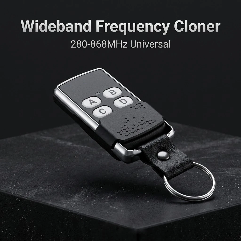 Wideband Frequency Cloner 280-868MHz Universal RF Copier Dual Code Remote Retrofit Gate Opener System Shutter Barrier No-Tool
Wideband Frequency Cloner 280-868MHz Universal RF Copier Dual Code Remote Retrofit Gate Opener System Shutter Barrier No-Tool