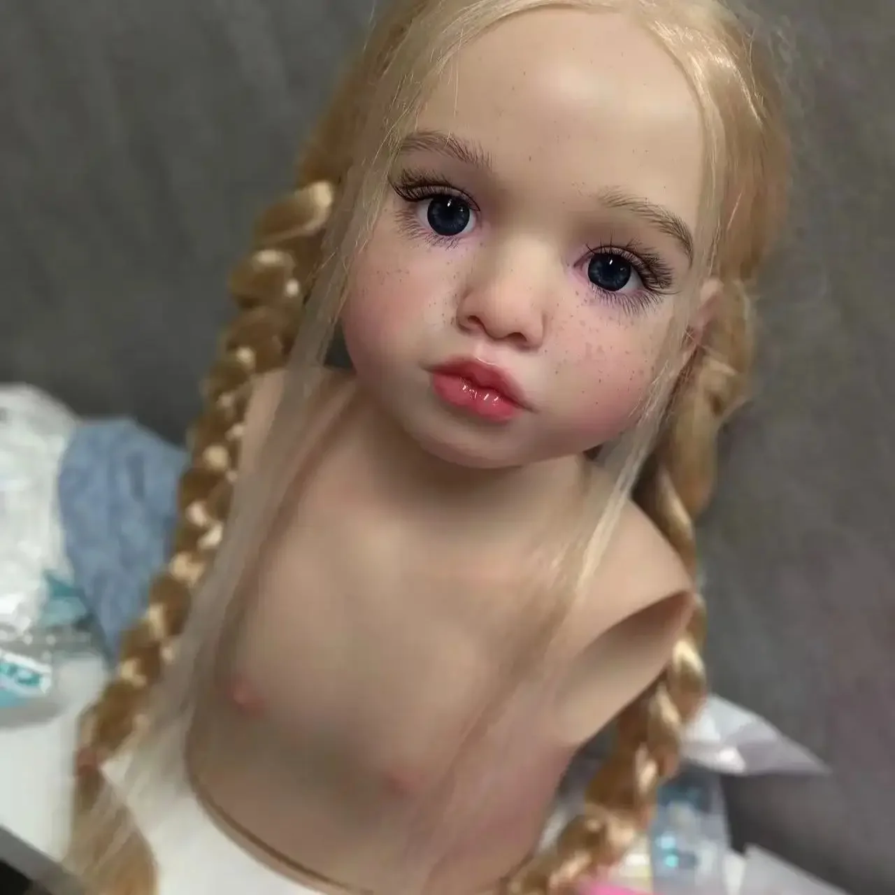 St.Store Customized Limited Supply 41''Reborn Baby Aloenka Hand-Rooted Hair DIY Part With Cloth Body DIY Part With Cloth Body
St.Store Customized Limited Supply 41''Reborn Baby Aloenka Hand-Rooted Hair DIY Part With Cloth Body DIY Part With Cloth Body