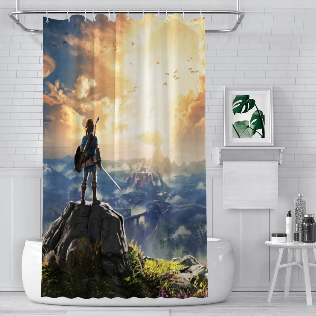 Game-Zeldas Legended-Hot Unique decor Modern Fabric Bathroom Shower Curtains art design Print Curtain
Game-Zeldas Legended-Hot Unique decor Modern Fabric Bathroom Shower Curtains art design Print Curtain