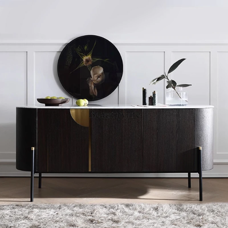 Italian Style Light Luxury Solid Wood Sideboard Living Room Marble Storage Cabinet Modern Minimalist
Italian Style Light Luxury Solid Wood Sideboard Living Room Marble Storage Cabinet Modern Minimalist