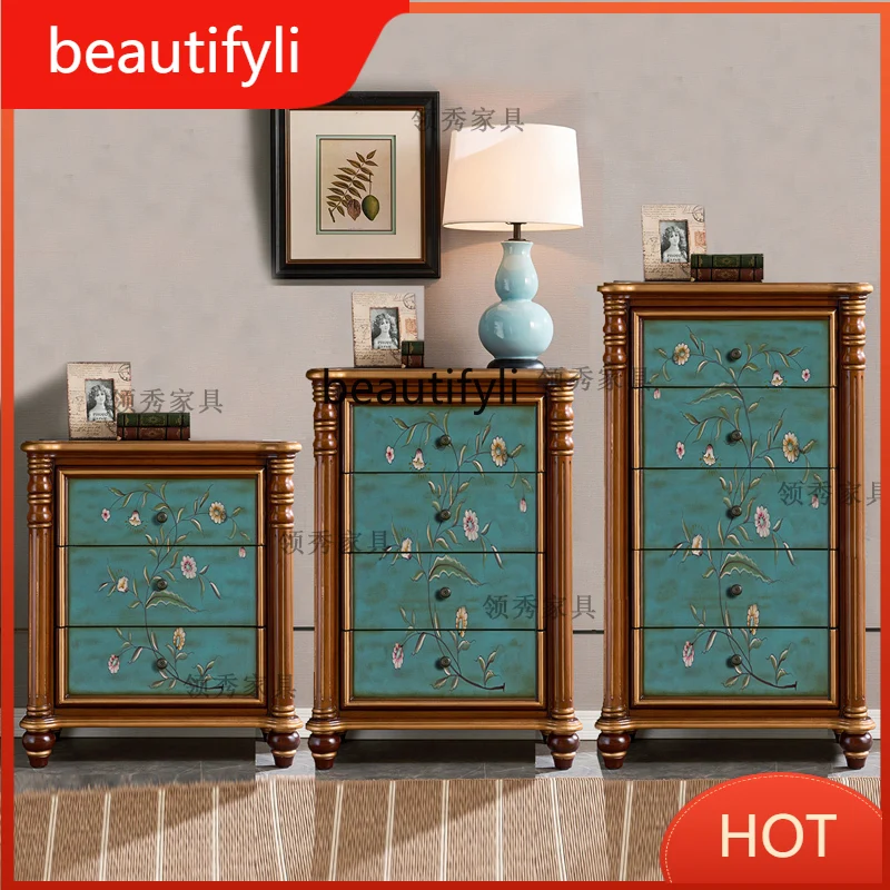 Шкаф для хранения из цельного дерева, окрашенный боковой шкаф для хранения, комбинированный переокрашенный комод в древнем европейском стиле A139
Шкаф для хранения из цельного дерева, окрашенный боковой шкаф для хранения, комбинированный переокрашенный комод в древнем европейском стиле A139