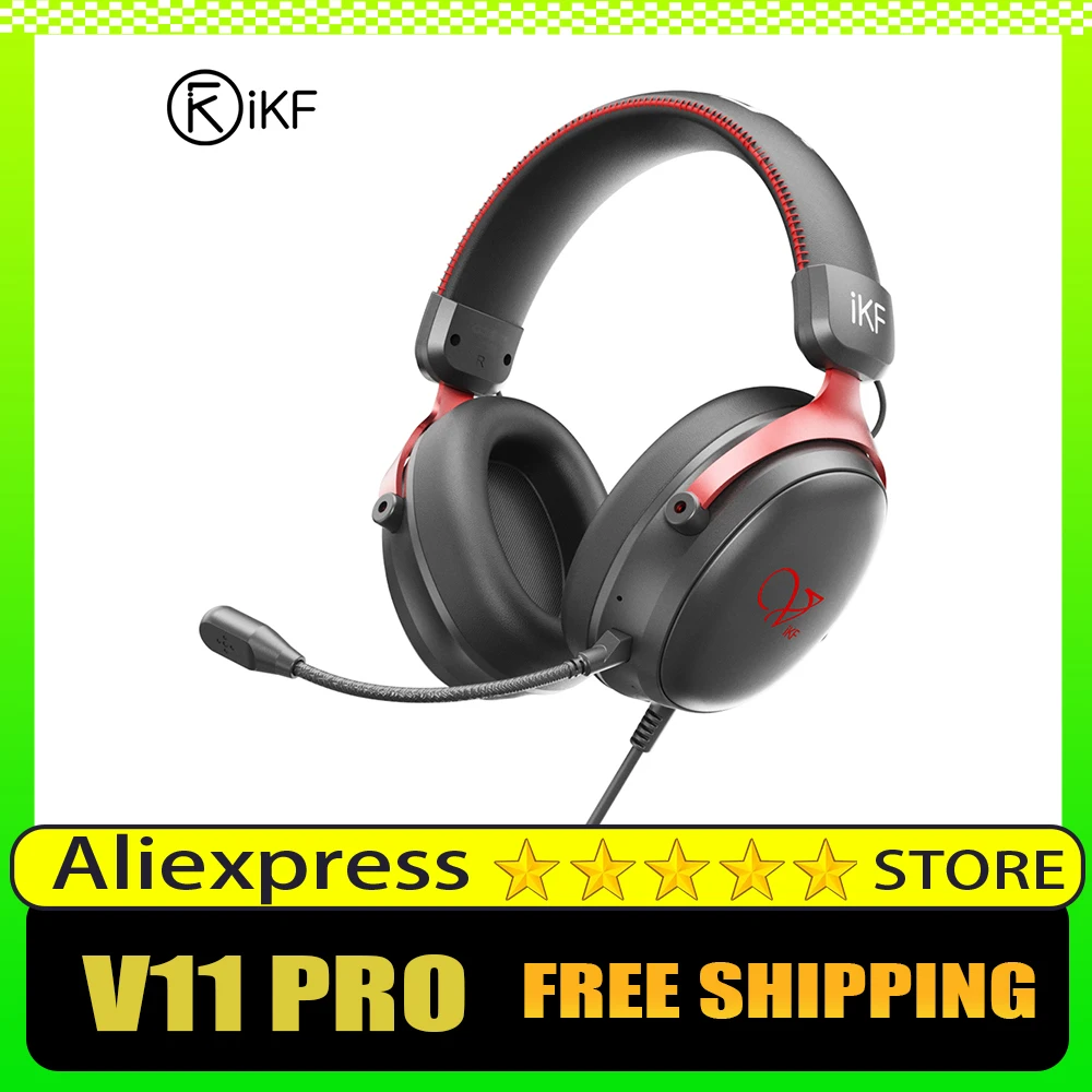 IKF V11 Pro Wireless Headphone Bluetooth 5.4 Low Latency IP5X Dustproof 7.1 Surround FPS Headphones Compatible with PC/Laptop
IKF V11 Pro Wireless Headphone Bluetooth 5.4 Low Latency IP5X Dustproof 7.1 Surround FPS Headphones Compatible with PC/Laptop