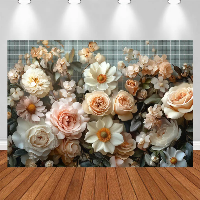 LS Photography Background Full-Screen Floral Checkered Wall Decor Adult Portrait Photo Backdrop Studio
LS Photography Background Full-Screen Floral Checkered Wall Decor Adult Portrait Photo Backdrop Studio