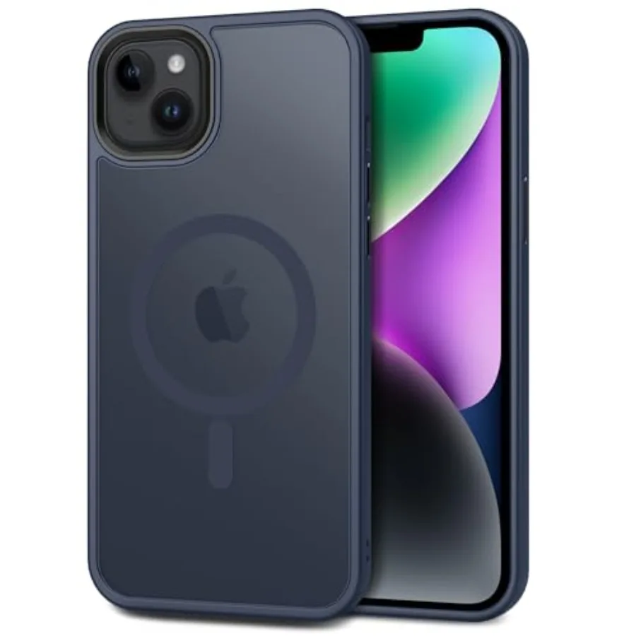 Magnetic Case for and 6.1 inch-Compatible with MagSafe and Magnetic Car Phone Mount, Not ing Anti-Scratch
Magnetic Case for and 6.1 inch-Compatible with MagSafe and Magnetic Car Phone Mount, Not ing Anti-Scratch