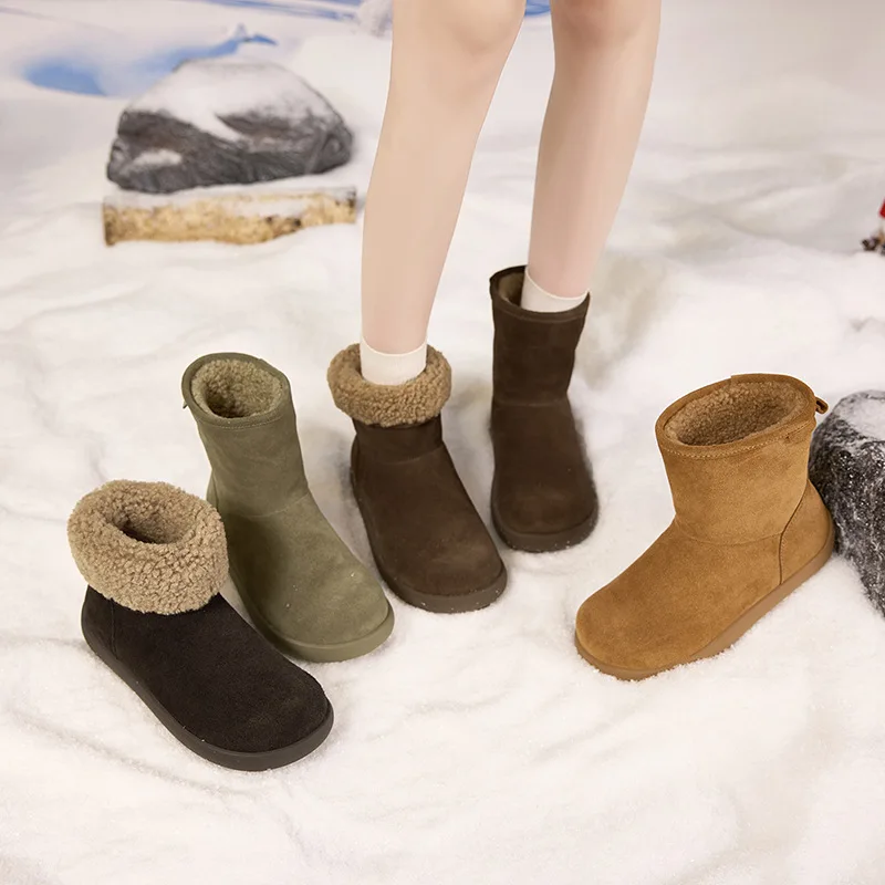 Женские зимние ботинки-трансформеры с коротким мехом, утепленные хлопковые полусапожки, модные повседневные ботинки из овчины на теплой резиновой подошве
Женские зимние ботинки-трансформеры с коротким мехом, утепленные хлопковые полусапожки, модные повседневные ботинки из овчины на теплой резиновой подошве