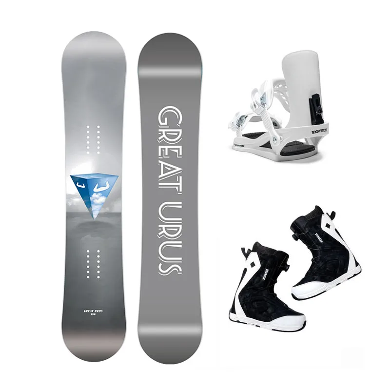 Men's Complete Snowboard Package With Bindings Straps And Boots - Factory Supplier
Men's Complete Snowboard Package With Bindings Straps And Boots - Factory Supplier