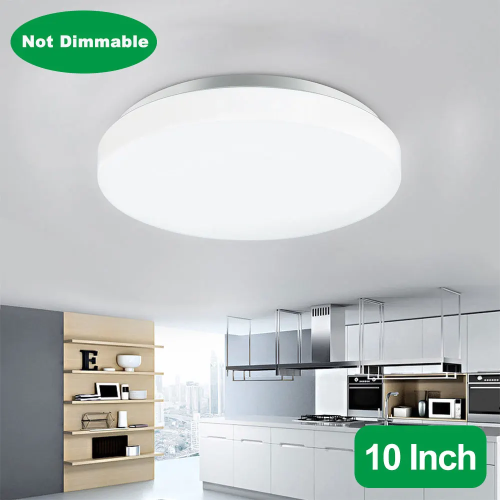 Depuley 20W LED Flush Mount Ceiling Light Fixture for Kitchen Laundry Bedroom Hallway Waterproof 6000K Daylight 1650lm
Depuley 20W LED Flush Mount Ceiling Light Fixture for Kitchen Laundry Bedroom Hallway Waterproof 6000K Daylight 1650lm
