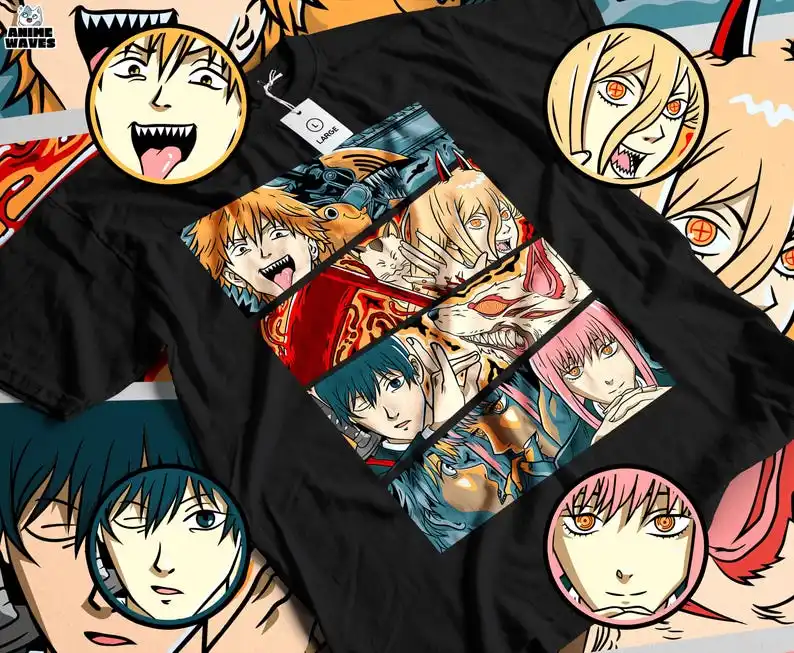 Demon Hunter Squad Unisex T-shirt - Anime Manga Dark Fantasy Tee, Japanese Supernatural Art, Otaku Streetwear Clothing, Retro Ma
Demon Hunter Squad Unisex T-shirt - Anime Manga Dark Fantasy Tee, Japanese Supernatural Art, Otaku Streetwear Clothing, Retro Ma