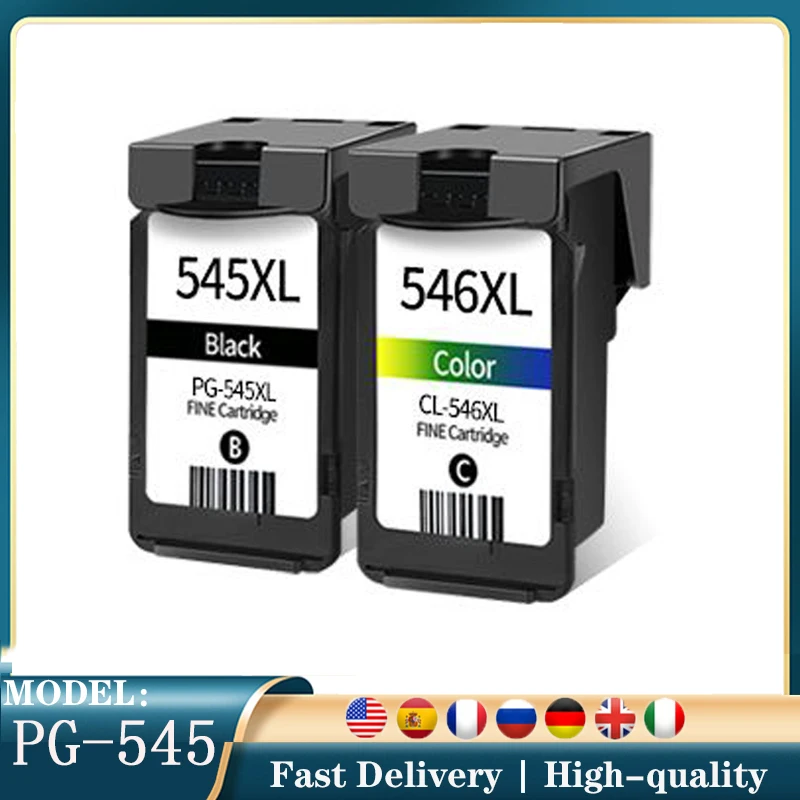 vilaxh Compatible 545XL 546XL Ink Cartridge for Canon PG545 CL546 PG-545 for Pixma MG3050 2550 2450 2550S 2950 MX495
vilaxh Compatible 545XL 546XL Ink Cartridge for Canon PG545 CL546 PG-545 for Pixma MG3050 2550 2450 2550S 2950 MX495