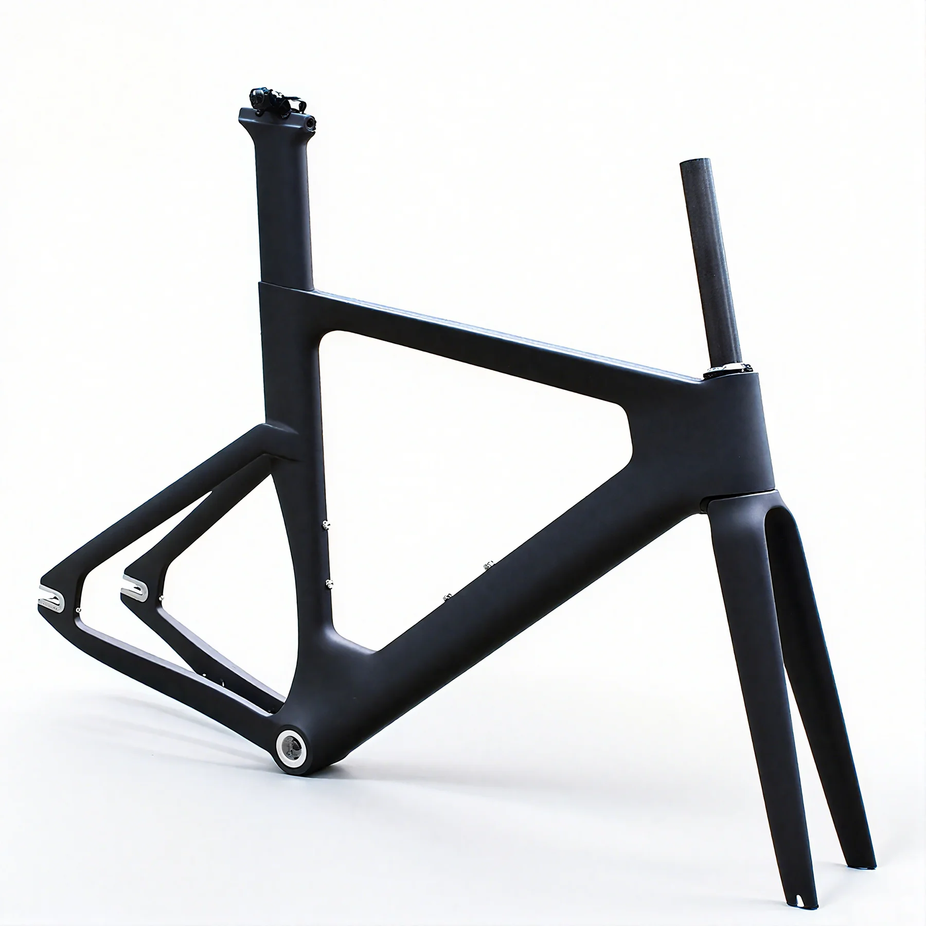 700c Matt Carbon Track Bicycle Frame Fixie Bike Single Speed Frameset Fixed Gear
700c Matt Carbon Track Bicycle Frame Fixie Bike Single Speed Frameset Fixed Gear