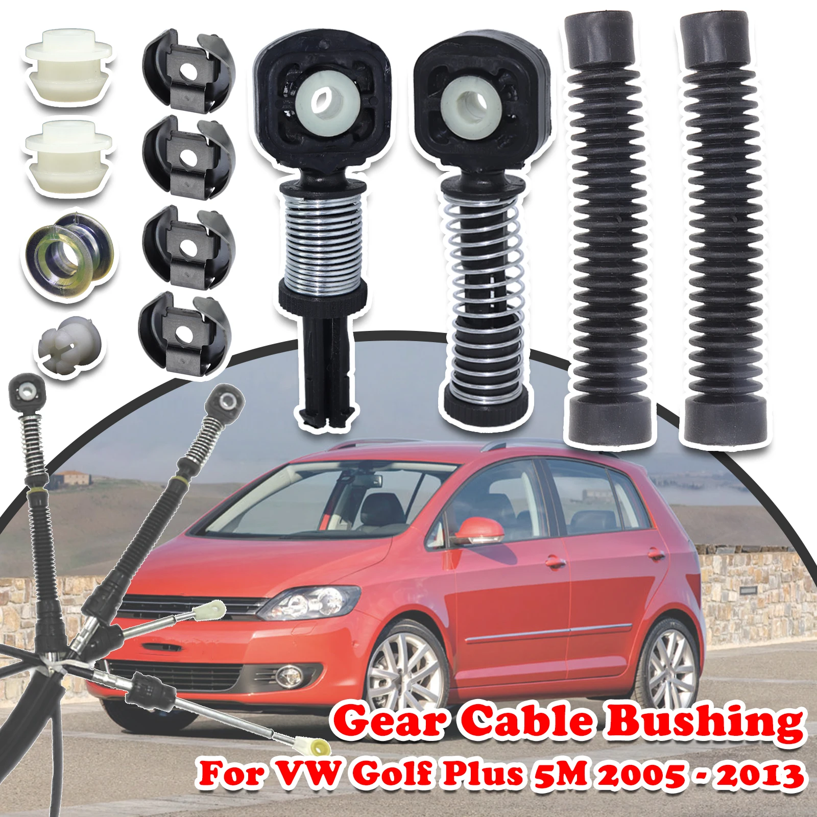 For VW Golf Plus 5M Manual Gearbox Shift Cable Linkage Control Shifter Gaiter Lever Connect Bushing 1K0711265 2005 2006 - 2013
For VW Golf Plus 5M Manual Gearbox Shift Cable Linkage Control Shifter Gaiter Lever Connect Bushing 1K0711265 2005 2006 - 2013