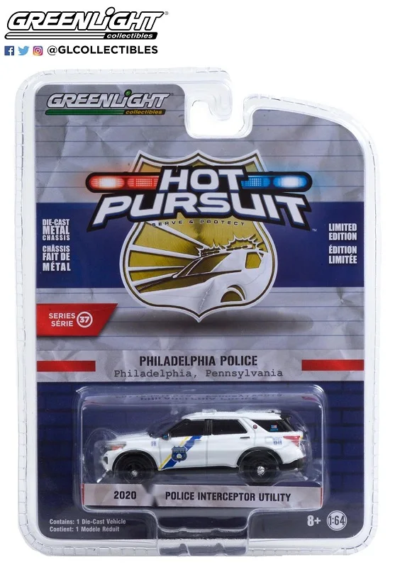 1:64 Greenlight 2020 FORFord police interceptor utility police Collect alloy car model toys die-casting
1:64 Greenlight 2020 FORFord police interceptor utility police Collect alloy car model toys die-casting