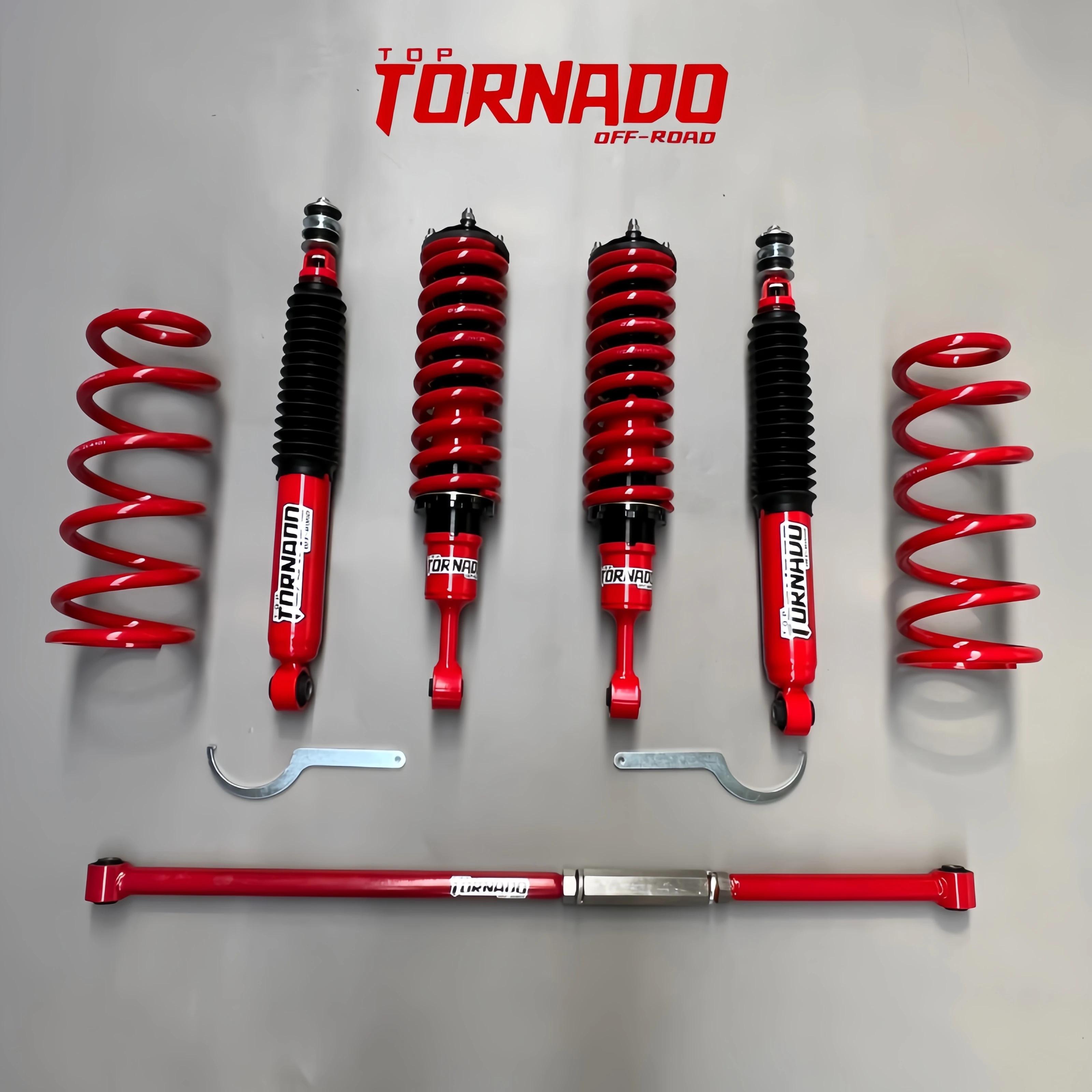 2-inch heavy-duty off-road suspension lift kit PRO FOR Toyota 4Runner, large barrel shock absorber off-road suspension lift kit.
2-inch heavy-duty off-road suspension lift kit PRO FOR Toyota 4Runner, large barrel shock absorber off-road suspension lift kit.