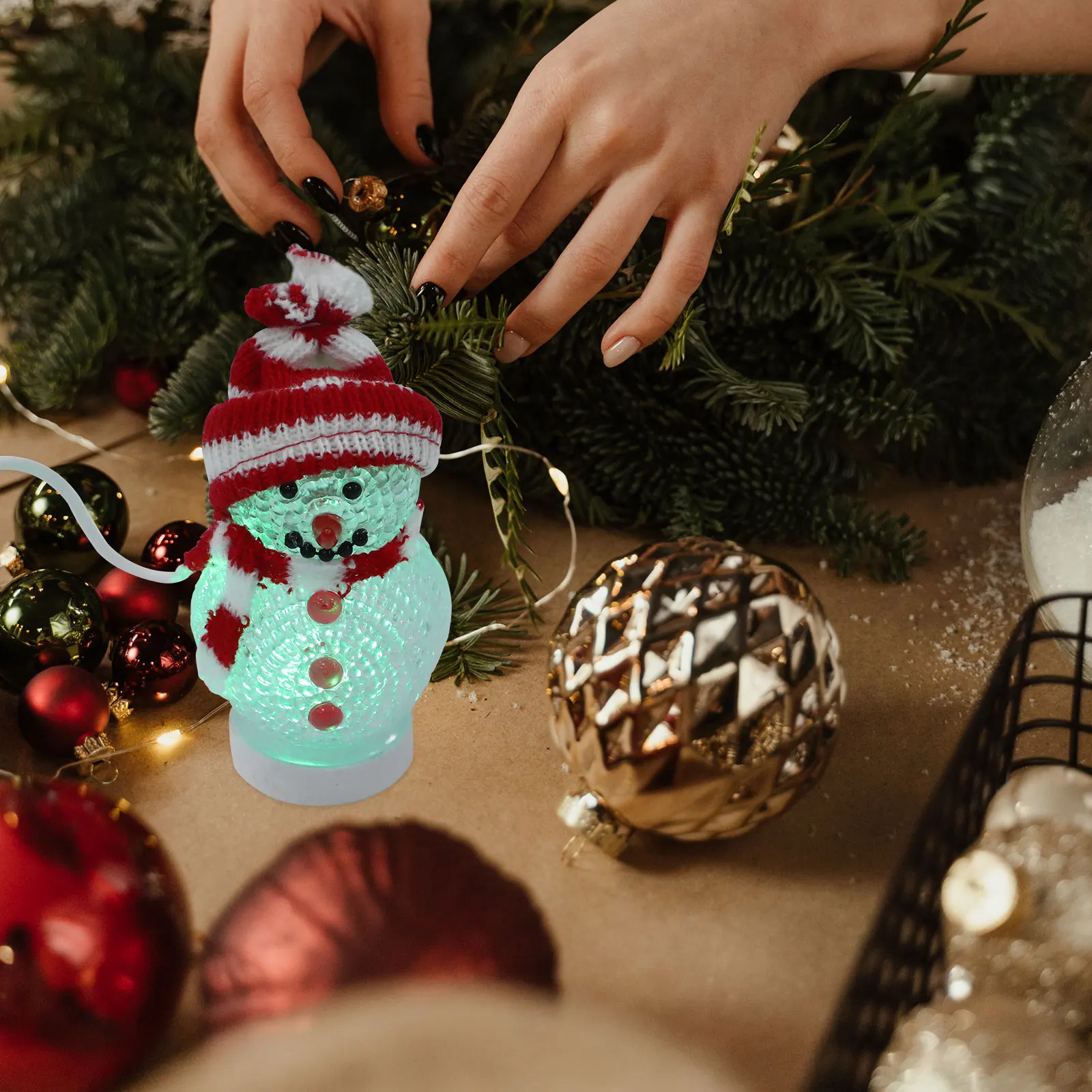 2 pcs Snowman Night Light USB Charging Red White Safe Bedroom Living Room Decoration Xmas Glow Lamp LED Gifts Toy
2 pcs Snowman Night Light USB Charging Red White Safe Bedroom Living Room Decoration Xmas Glow Lamp LED Gifts Toy