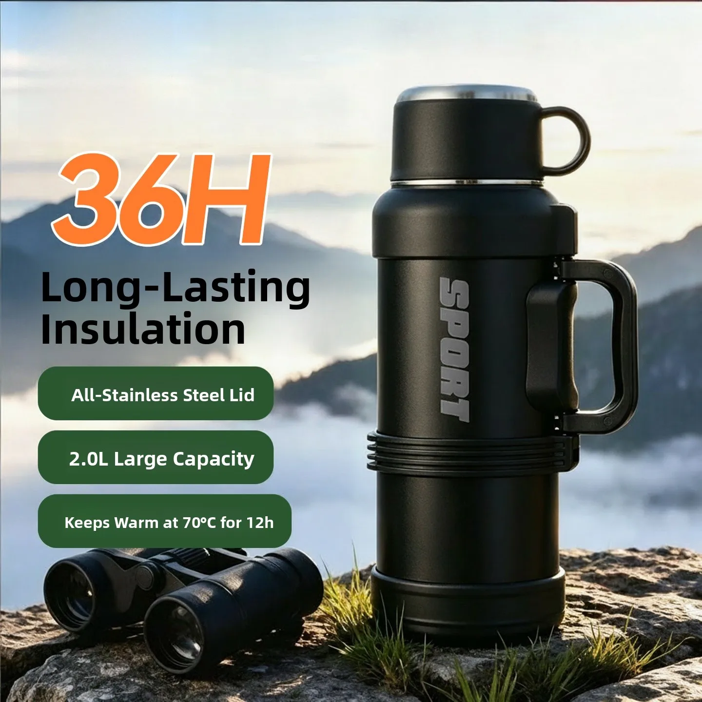 Qihu Large Capacity Portable Insulated Milk Bottle for Babies Ladies Travel Friendly Lightweight New 2026 Model Tea Water Cup
Qihu Large Capacity Portable Insulated Milk Bottle for Babies Ladies Travel Friendly Lightweight New 2026 Model Tea Water Cup