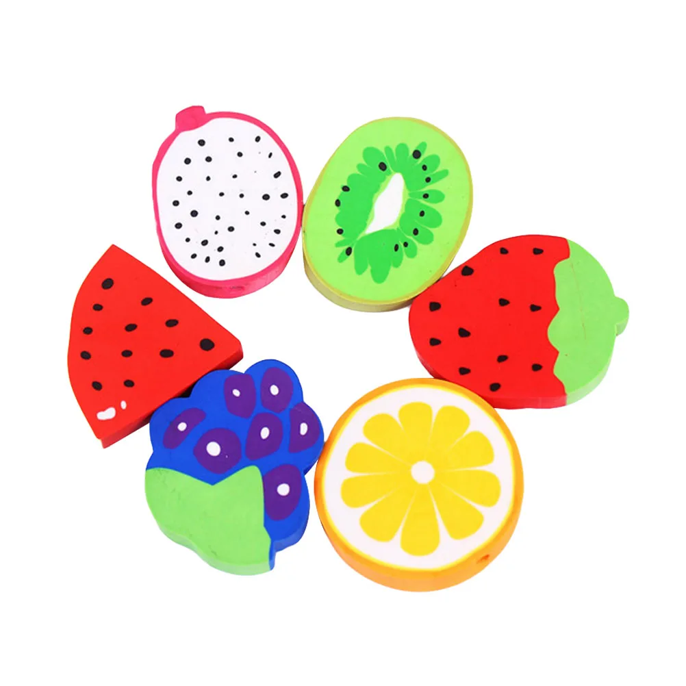 6 Pcs Fruit Shaped Erasers for Kids Stationery Creative Pencil School Student Office Use Non Toxic Portable Gifts
6 Pcs Fruit Shaped Erasers for Kids Stationery Creative Pencil School Student Office Use Non Toxic Portable Gifts