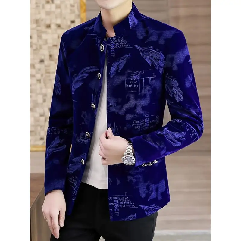 Chinese Style Stand Collar Jacket Slim Fit Casual Suiting for Children Business Wear No Brand Registered Trademark
Chinese Style Stand Collar Jacket Slim Fit Casual Suiting for Children Business Wear No Brand Registered Trademark