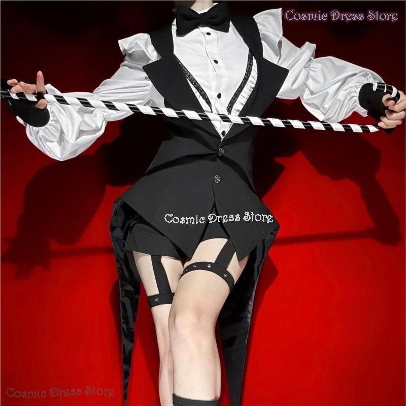 Ouji Jirai Kei Gothic Alt Femboy Prince Costume – White Shirt + Black Vest + High Waist Shorts Set, Vintage Spring Circus Outfit
Ouji Jirai Kei Gothic Alt Femboy Prince Costume – White Shirt + Black Vest + High Waist Shorts Set, Vintage Spring Circus Outfit