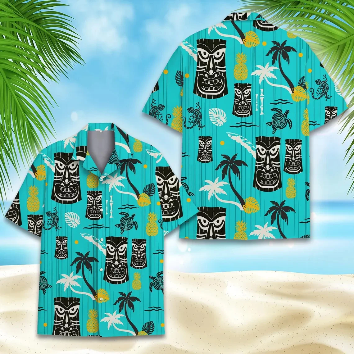 Men Hawaiian Tiki Style Shirt Short Sleeve Casual Summer Beach Shirt Vintage Tropical Floral Aloha Shirts For Holiday Party
Men Hawaiian Tiki Style Shirt Short Sleeve Casual Summer Beach Shirt Vintage Tropical Floral Aloha Shirts For Holiday Party