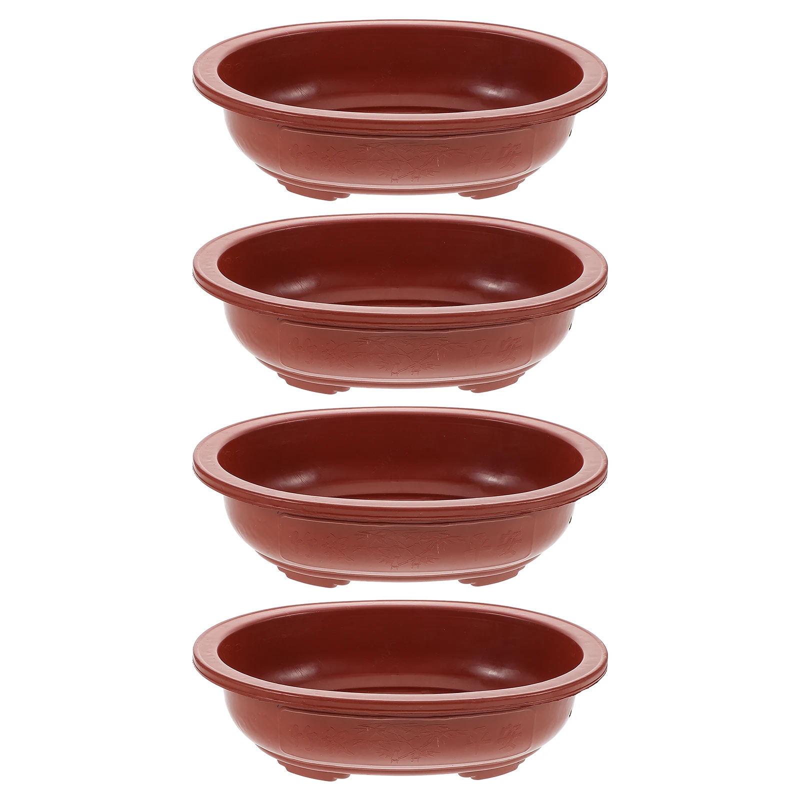 4pcs Thickened Bonsai Planter Flower Pot Plastic Planting Pots for Succulent Garden Balcony Decor Home Office Use
4pcs Thickened Bonsai Planter Flower Pot Plastic Planting Pots for Succulent Garden Balcony Decor Home Office Use