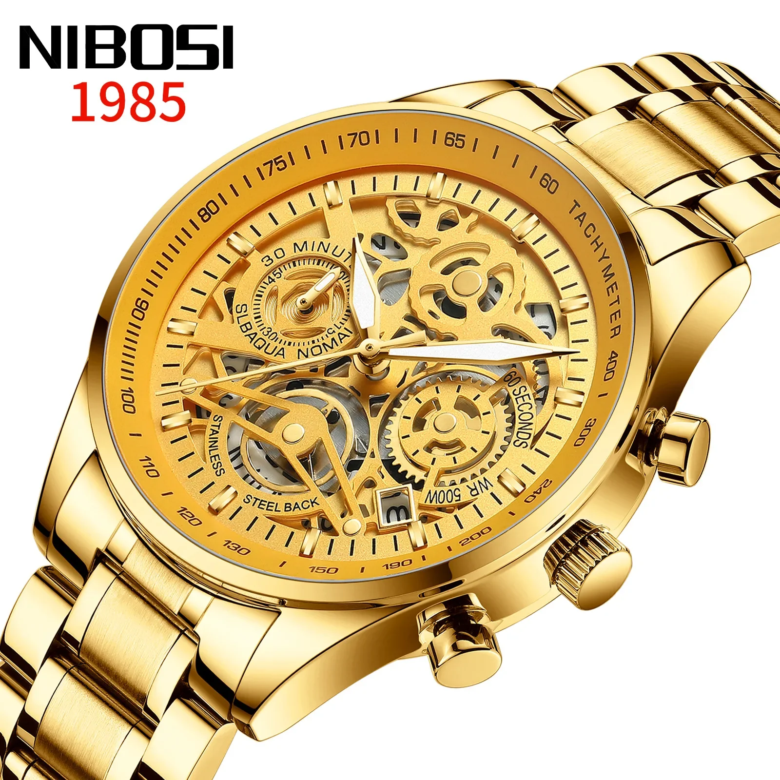 NIBOSI Brand Men's Watch Sports Watches Quartz Watch Sport Quartz Wristwatch Waterproof Clock Male Chronograph Relogio Masculino
NIBOSI Brand Men's Watch Sports Watches Quartz Watch Sport Quartz Wristwatch Waterproof Clock Male Chronograph Relogio Masculino