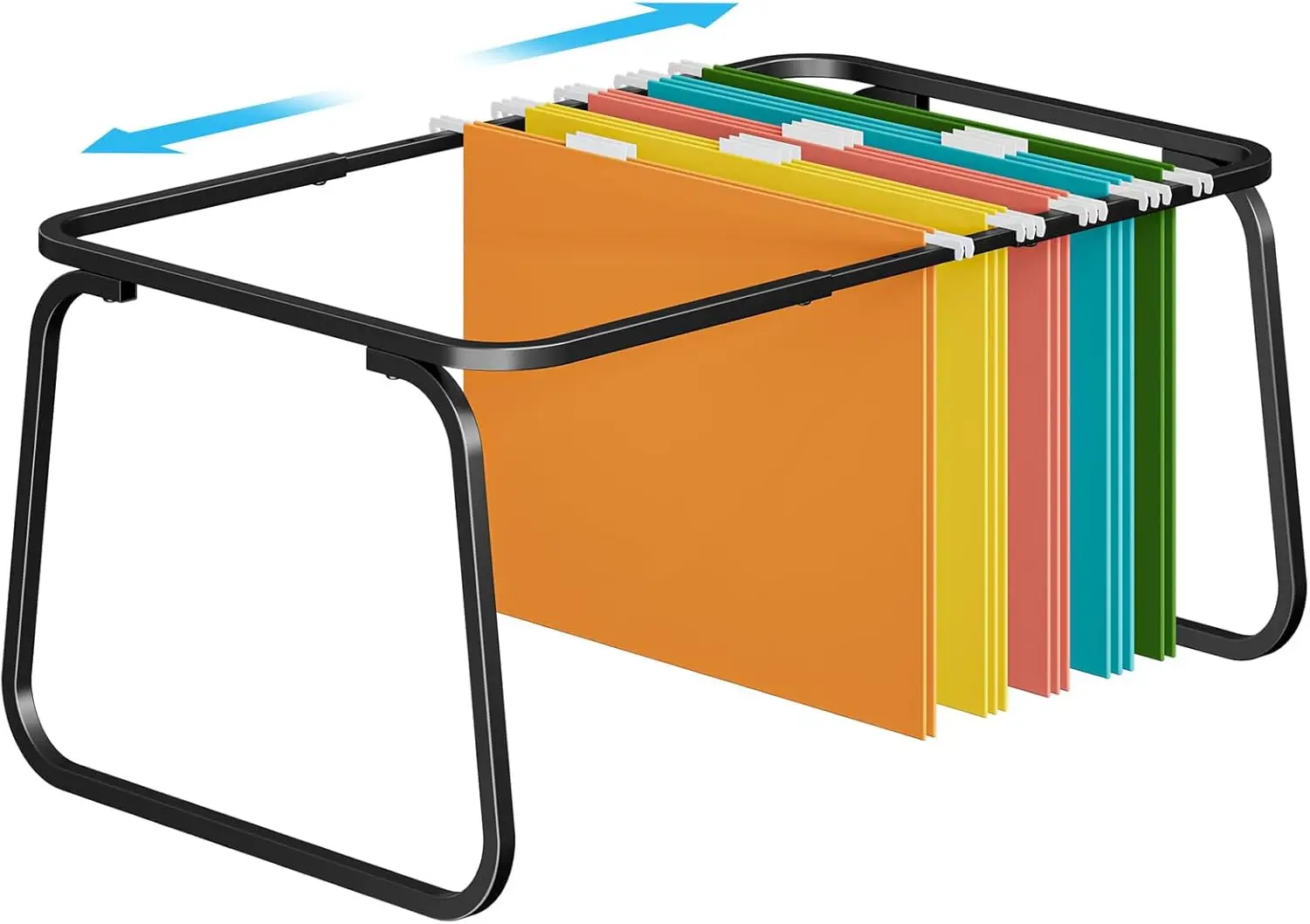 Adjustable Hanging File Folder Frame, 16-25 Inches, Metal File Cabinet Rails for Office, Home, School, Black
Adjustable Hanging File Folder Frame, 16-25 Inches, Metal File Cabinet Rails for Office, Home, School, Black