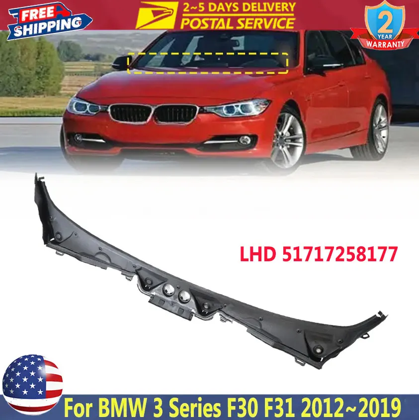 Front Windshield Wiper Cowl Cover For BMW 3 Series F30 M3 2012~2019 328i 328i xDrive 335i Windshield Cowl/Rain Tray 51717258177
Front Windshield Wiper Cowl Cover For BMW 3 Series F30 M3 2012~2019 328i 328i xDrive 335i Windshield Cowl/Rain Tray 51717258177