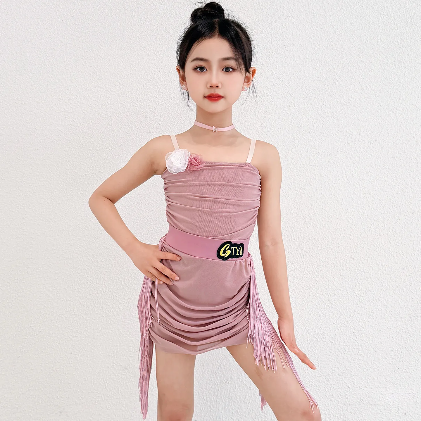 Summer Girls Latin Dance Competition Dress Sleeveless Latin Dance Fringed Dress Kids Samba Salsa Latin Dance Clothing SL15578
Summer Girls Latin Dance Competition Dress Sleeveless Latin Dance Fringed Dress Kids Samba Salsa Latin Dance Clothing SL15578