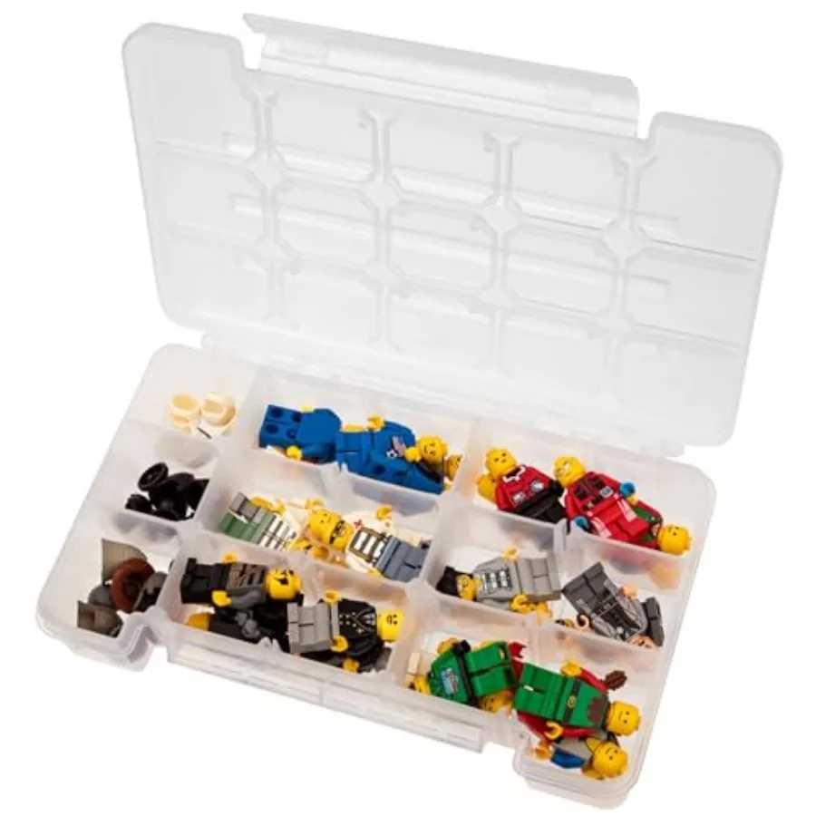 Plastic Portable Parts Storage Case for Hardware and Crafts with Hinged Lid and 4 Adjustable Dividers, 8-3/8-Inch x 5-Inch x 1-
Plastic Portable Parts Storage Case for Hardware and Crafts with Hinged Lid and 4 Adjustable Dividers, 8-3/8-Inch x 5-Inch x 1-