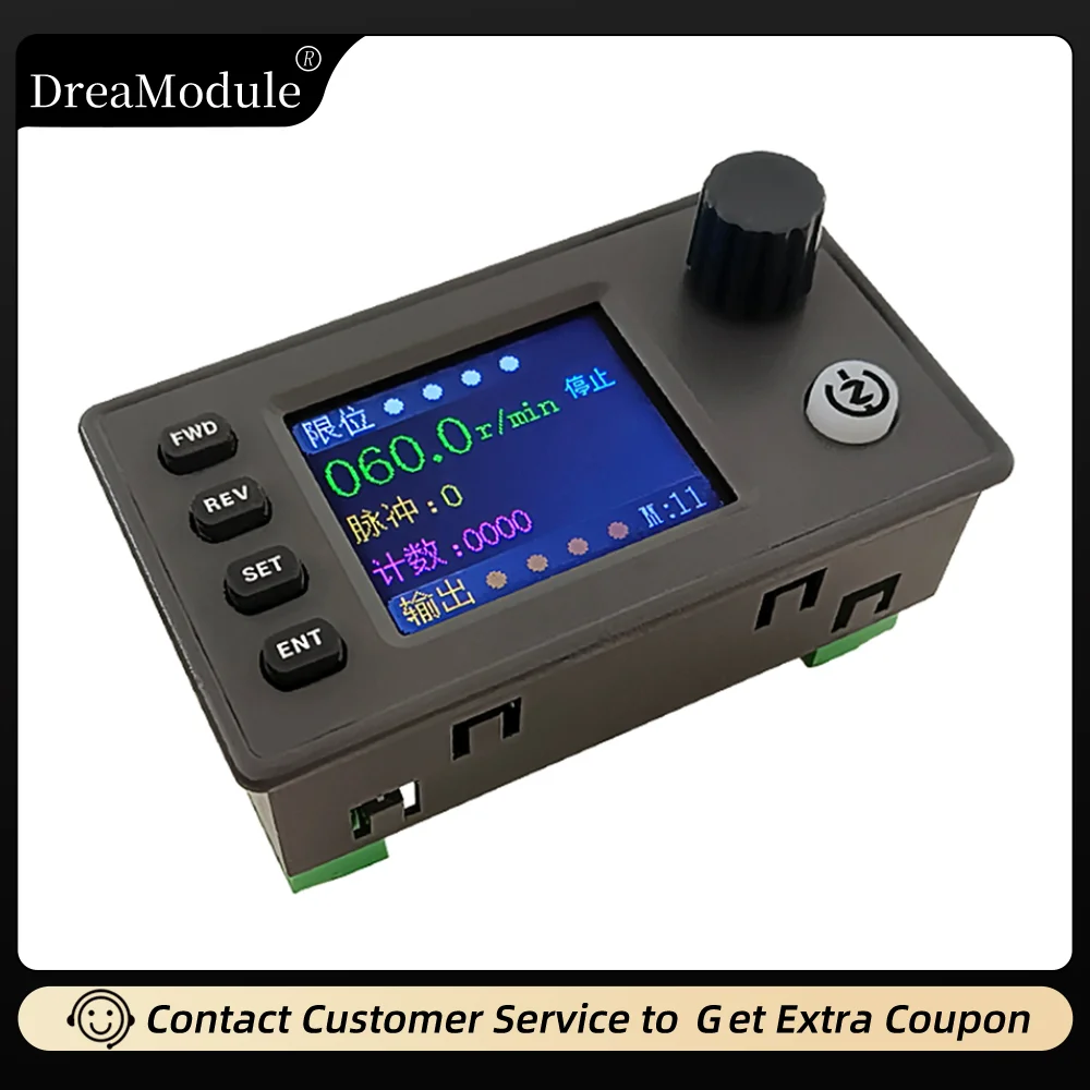 SMC05 Цифровой импульсный контроллер шагового серводвигателя с регулятором скорости вперед/назад 1 Гц-200000 Гц DC12-24 В
SMC05 Цифровой импульсный контроллер шагового серводвигателя с регулятором скорости вперед/назад 1 Гц-200000 Гц DC12-24 В