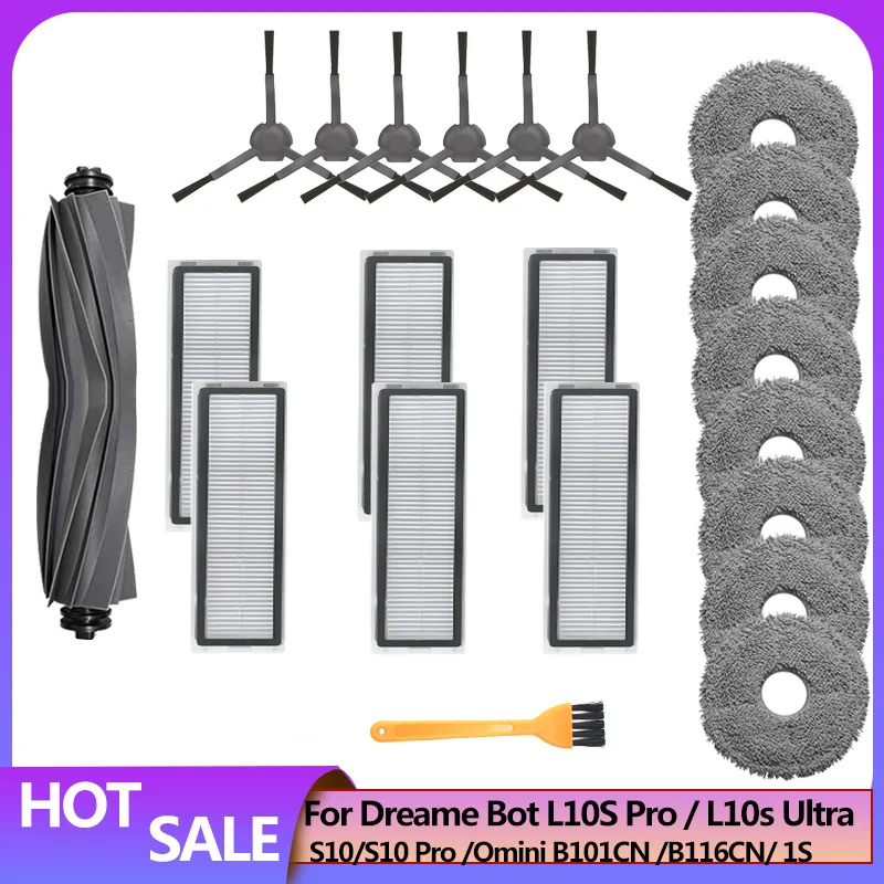 For Xiaomi Robot Vacuum S10+ / S10 Plus Spare Parts Accessories Main Side Brush Hepa Filter Mop Rag Cloth
For Xiaomi Robot Vacuum S10+ / S10 Plus Spare Parts Accessories Main Side Brush Hepa Filter Mop Rag Cloth