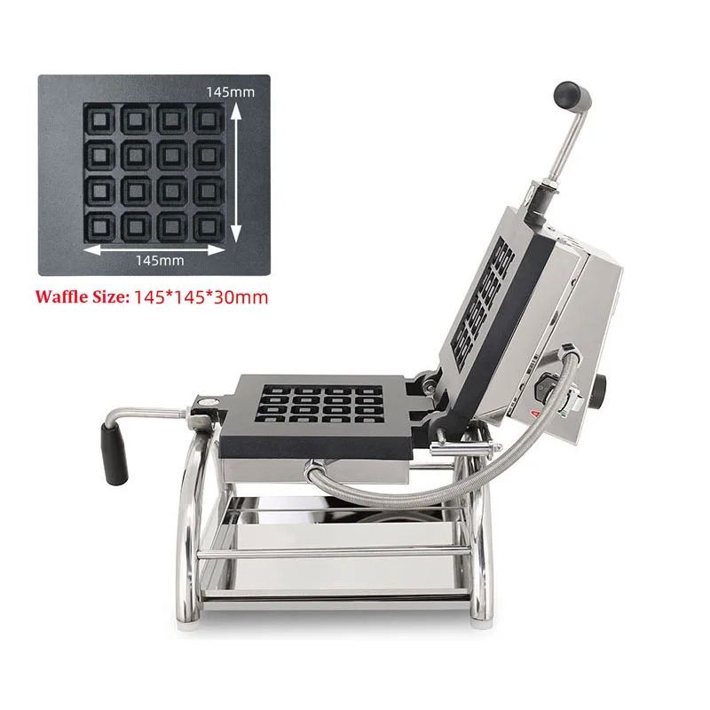 Small Kitchen Appliance Stainless Steel Nonstick Muffin Square Rotating Waffle Machine
Small Kitchen Appliance Stainless Steel Nonstick Muffin Square Rotating Waffle Machine