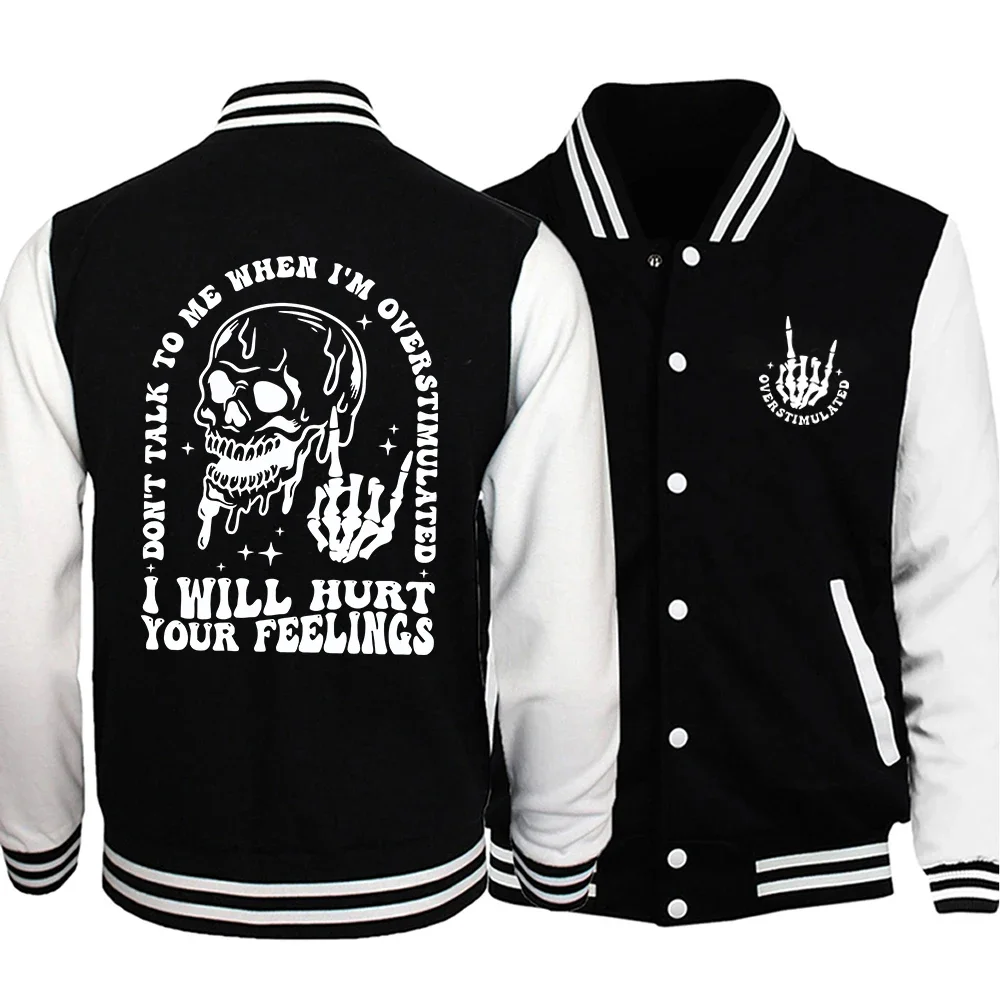 I Will Hurt Your Feelings Funny Letter Graphic Man Baseball Uniform Pocket Street Tops Oversize Tracksuit Casual Hip Hop Clothes
I Will Hurt Your Feelings Funny Letter Graphic Man Baseball Uniform Pocket Street Tops Oversize Tracksuit Casual Hip Hop Clothes