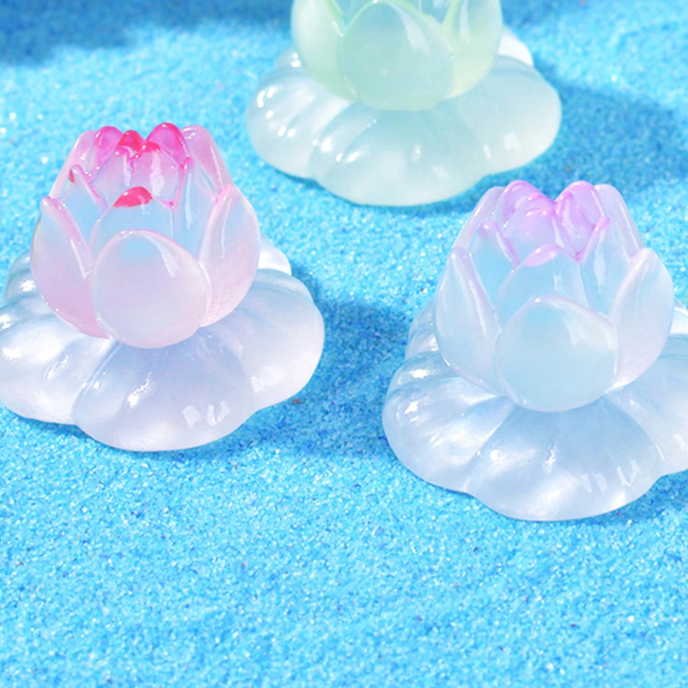 10 Pcs Simulation Lotus Decoration Mini Lotuses Trinkets Resin Ornaments Figures
10 Pcs Simulation Lotus Decoration Mini Lotuses Trinkets Resin Ornaments Figures