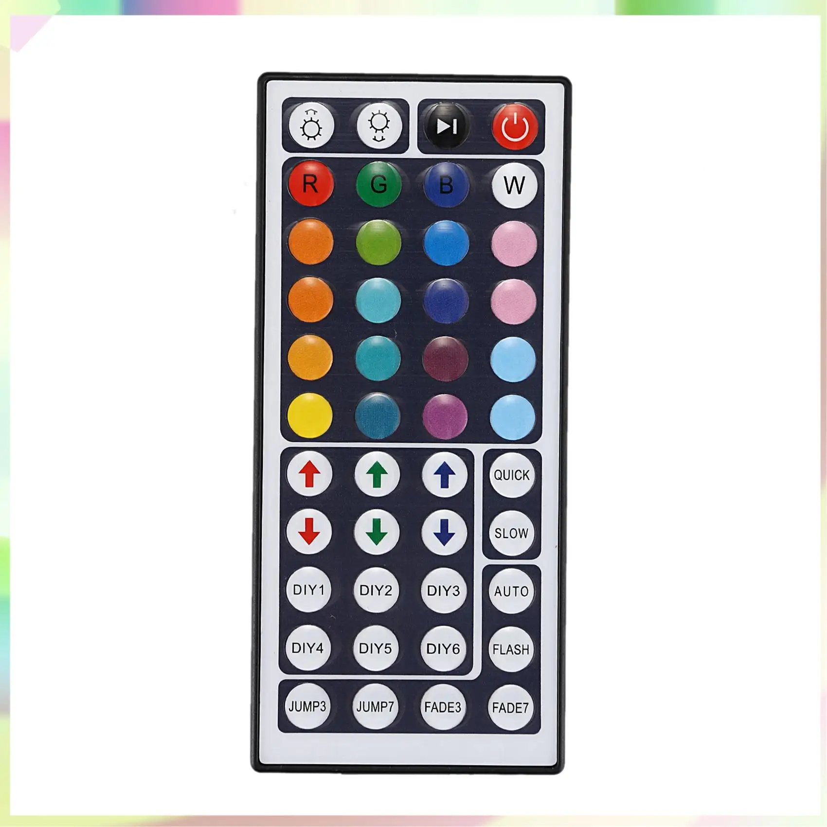 B23B 2X 44 Keys Wireless IR Remote Control With Receiver For 5050 3528 RGB SMD LED Strip Light
B23B 2X 44 Keys Wireless IR Remote Control With Receiver For 5050 3528 RGB SMD LED Strip Light