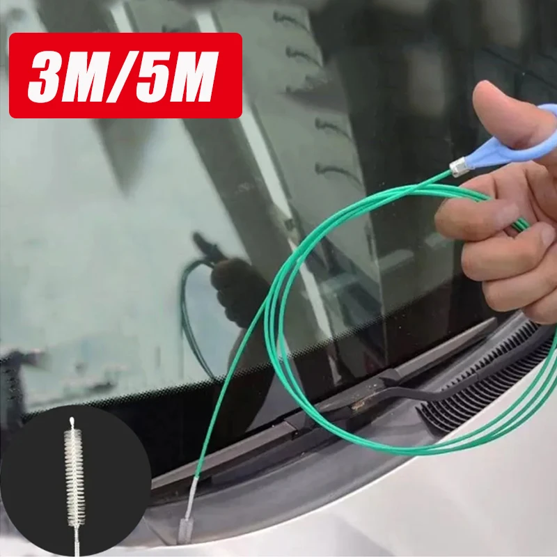 3/5m Universal Cleaning Brush For Unclogging Pipes Drain Hole Car Cleaning Pipe Brush Fuel Tank Drain Unclogger Auto Parts
3/5m Universal Cleaning Brush For Unclogging Pipes Drain Hole Car Cleaning Pipe Brush Fuel Tank Drain Unclogger Auto Parts