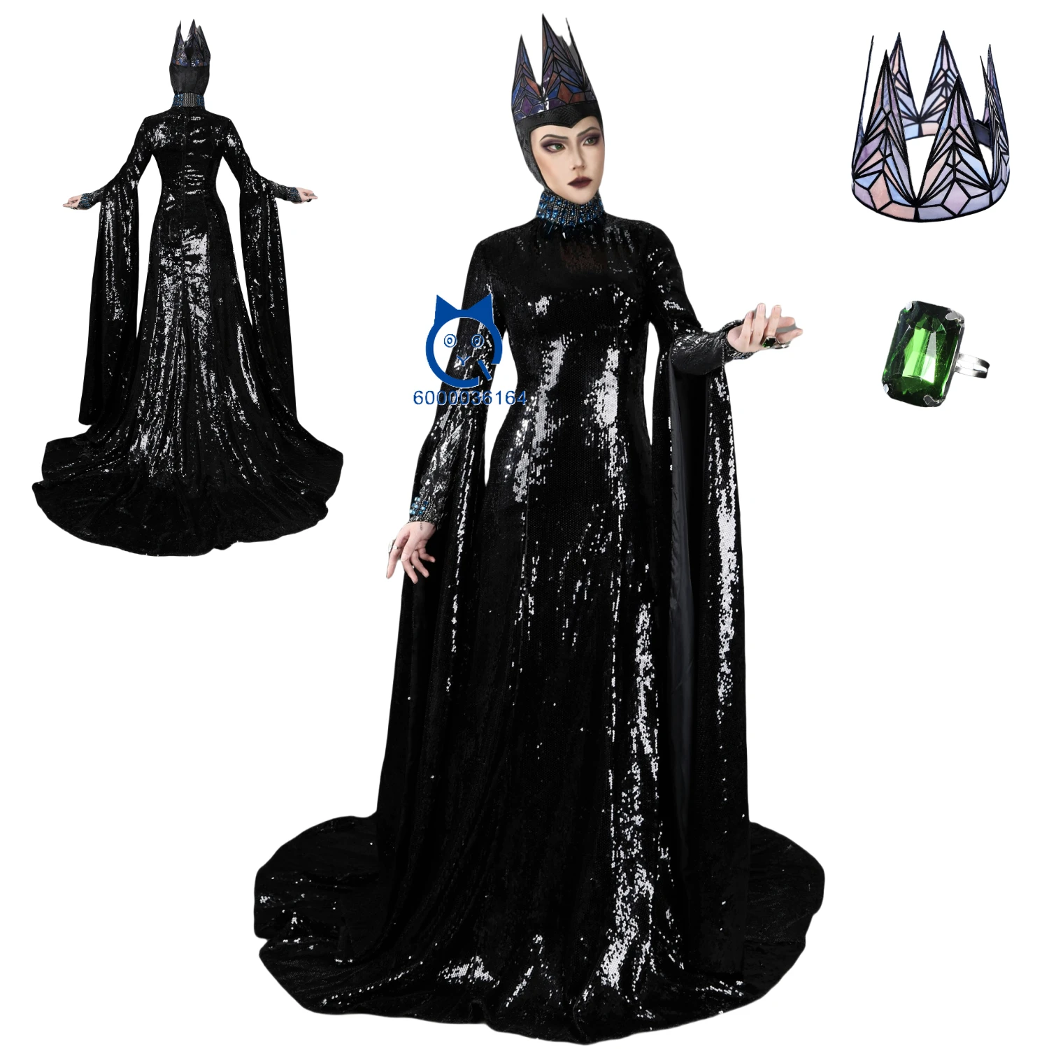 Movie Evil Queen Cosplay Costume High Quality Role Play Anime Black Dress for Women Halloween Party Comic Con Princess Uniform
Movie Evil Queen Cosplay Costume High Quality Role Play Anime Black Dress for Women Halloween Party Comic Con Princess Uniform