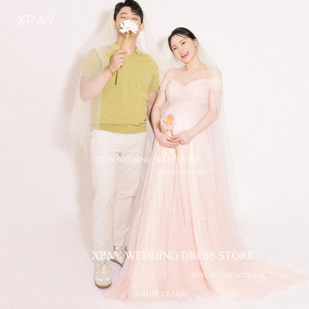 XPAY Fairy Tulle Sweetheart Pink Korea Pregnant Evening Dress Photo Shoot Off Shoulder Prom Party Gown Short Sleeve Formal Dress
XPAY Fairy Tulle Sweetheart Pink Korea Pregnant Evening Dress Photo Shoot Off Shoulder Prom Party Gown Short Sleeve Formal Dress