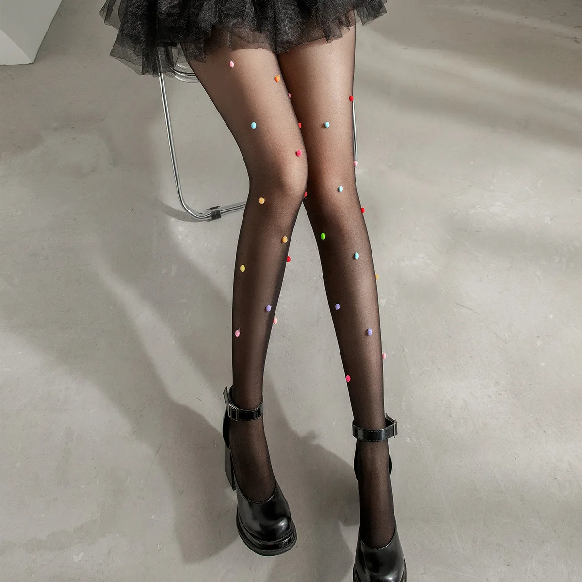 Personalized Candy Color Fuzz Dot Decoration Women's Pantyhose Thin Thick Two Styles Lolita Hottie Sexy Tights Wholesale
Personalized Candy Color Fuzz Dot Decoration Women's Pantyhose Thin Thick Two Styles Lolita Hottie Sexy Tights Wholesale