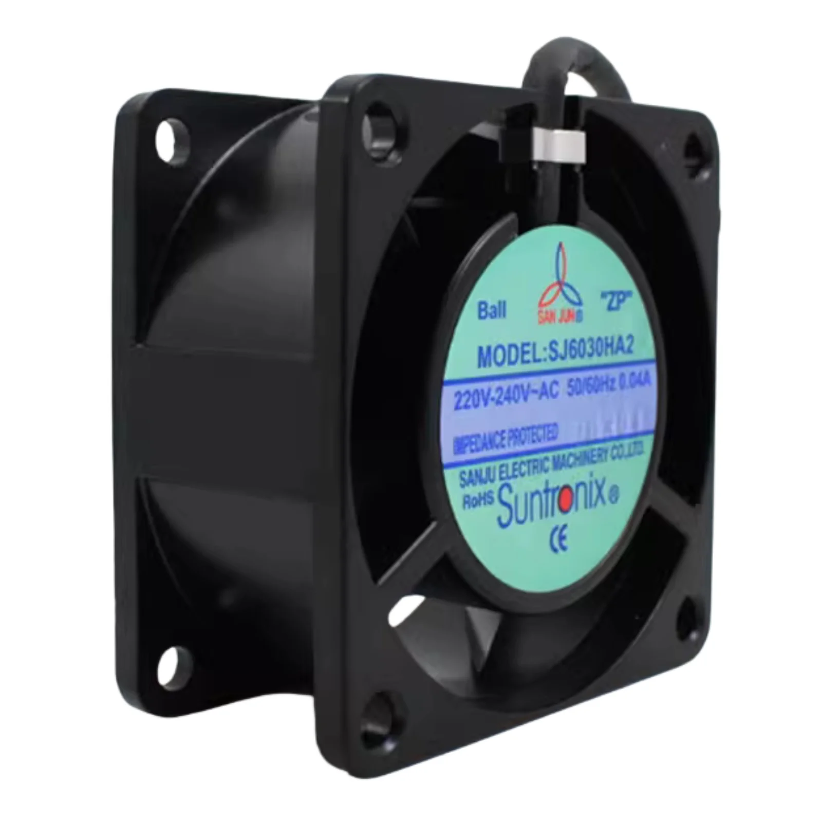 for SANJUN SJ6030HA2 60x60x30mm AC 220V 240V Cooling Fan, 0.04A 2400RPM Silent Fan for Industrial Equipment
for SANJUN SJ6030HA2 60x60x30mm AC 220V 240V Cooling Fan, 0.04A 2400RPM Silent Fan for Industrial Equipment