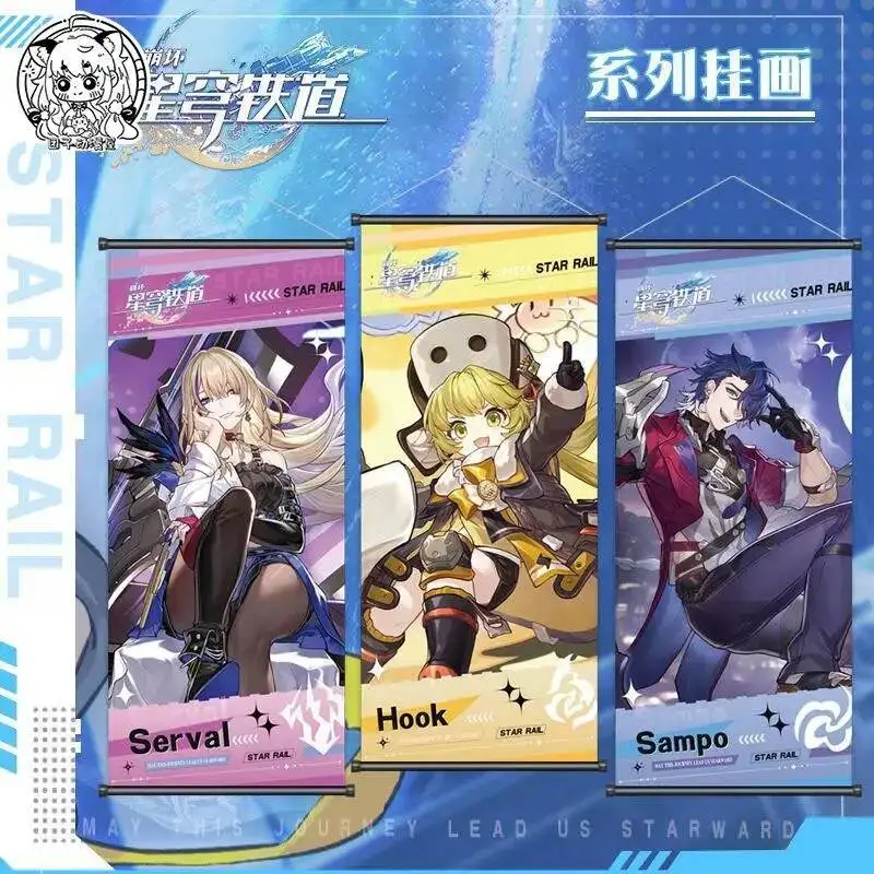 Game Anime Honkai:Star Rail Fu Acg Xuan March 7Th Jingliu Dan Feng Scroll Canvas Posters Wall Hanging Painting Home Decor
Game Anime Honkai:Star Rail Fu Acg Xuan March 7Th Jingliu Dan Feng Scroll Canvas Posters Wall Hanging Painting Home Decor