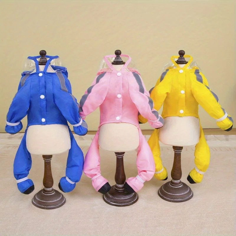 Waterproof Full-Coverage Puppy Raincoat with Traction for Small Dogs Teddy Bear Style Pet Rainwear Set Essential Puppies Rainy
Waterproof Full-Coverage Puppy Raincoat with Traction for Small Dogs Teddy Bear Style Pet Rainwear Set Essential Puppies Rainy